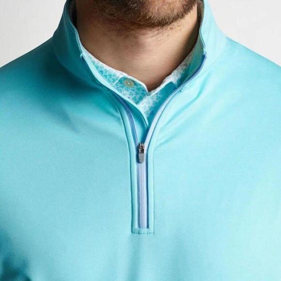 Peter Millar Perth Performance NWT 1/4 Zip Pullover Size XL MSRP $135 - Picture 2 of 5